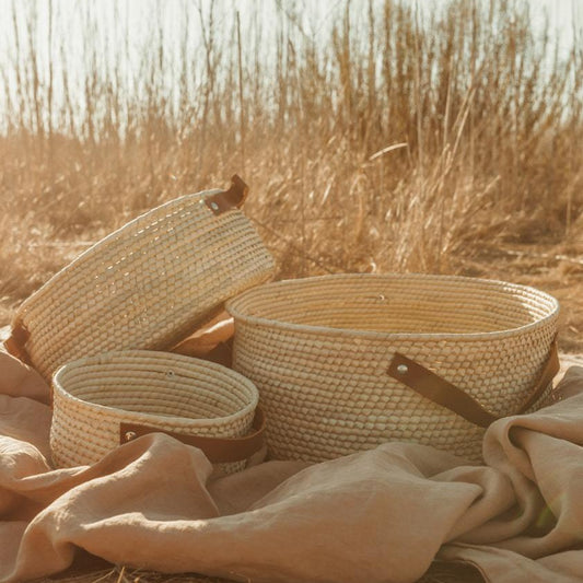 Approachable Spring Home Décor Updates Featuring the Leah Artisan Basket Collection