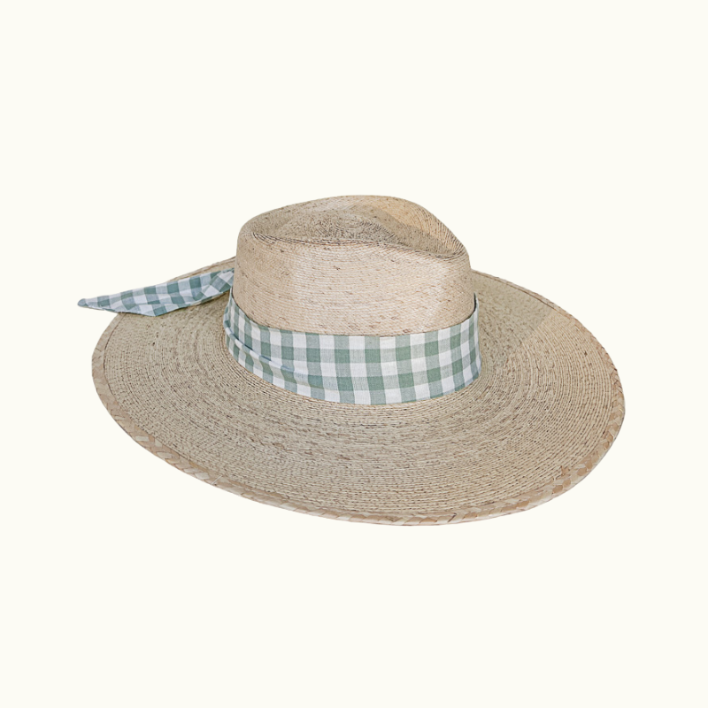 Gingham Hatband