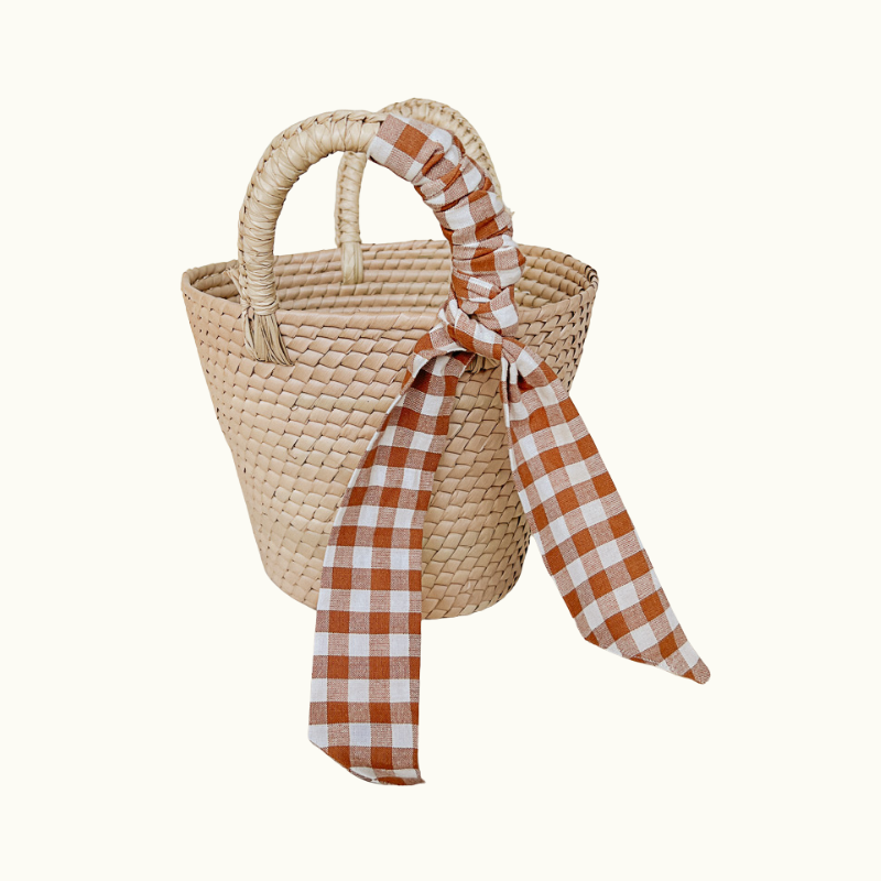 Mini Somerset Straw Basket Bag