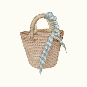 Mini Somerset Straw Basket Bag
