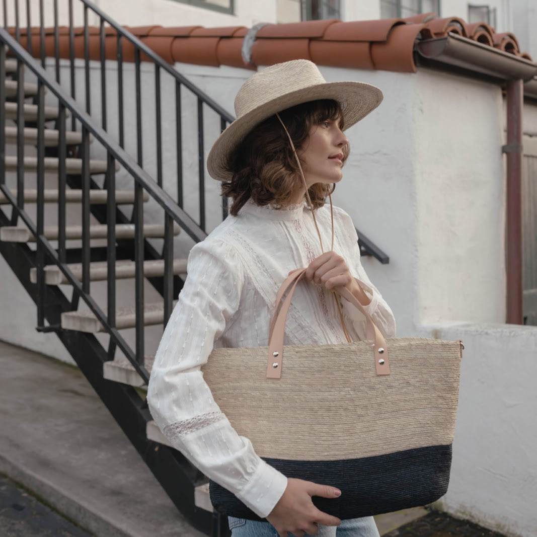 Le Sac Straw Tote Bag