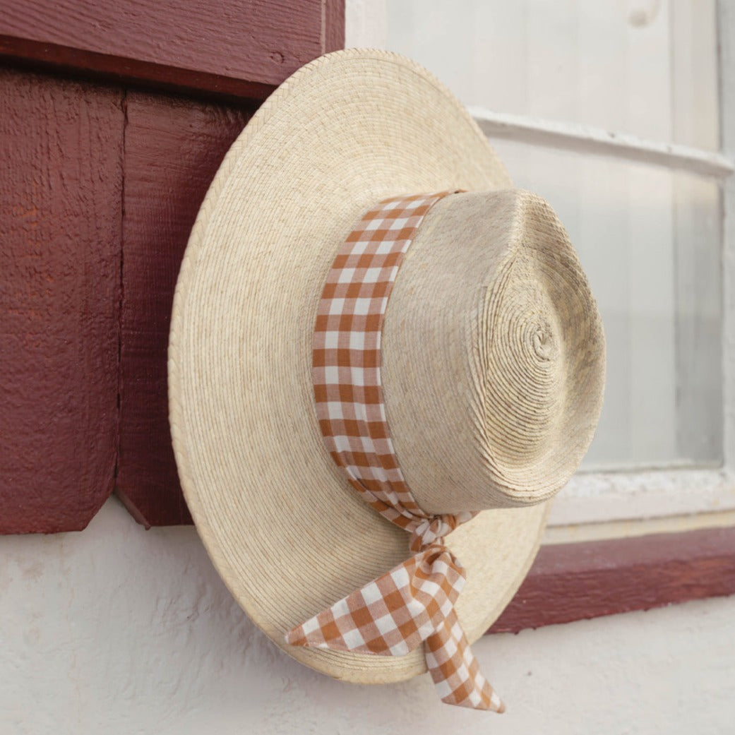 Gingham Hatband