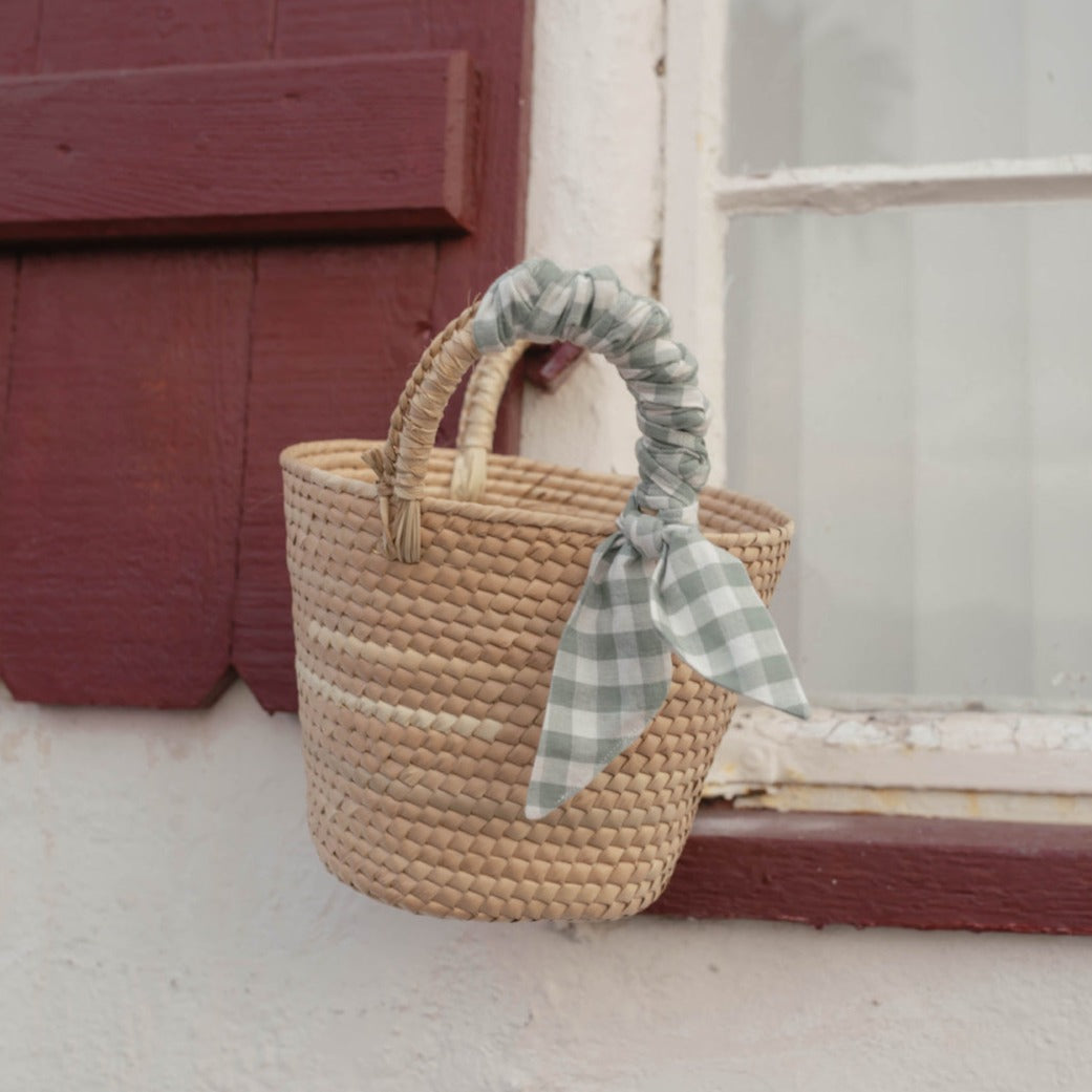 Mini Somerset Straw Basket Bag