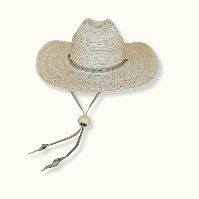 Metallic Straw Cowboy Hat