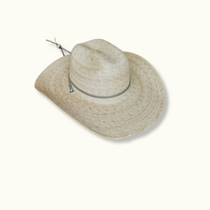 Metallic Straw Cowboy Hat