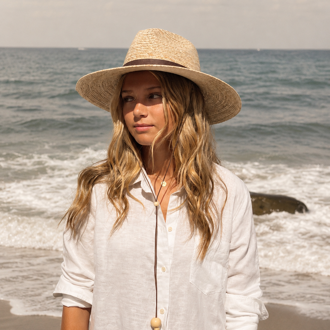 San Cristobal Straw Hat Bundle | Hat + Leather Hatband + Signature Styling Cord