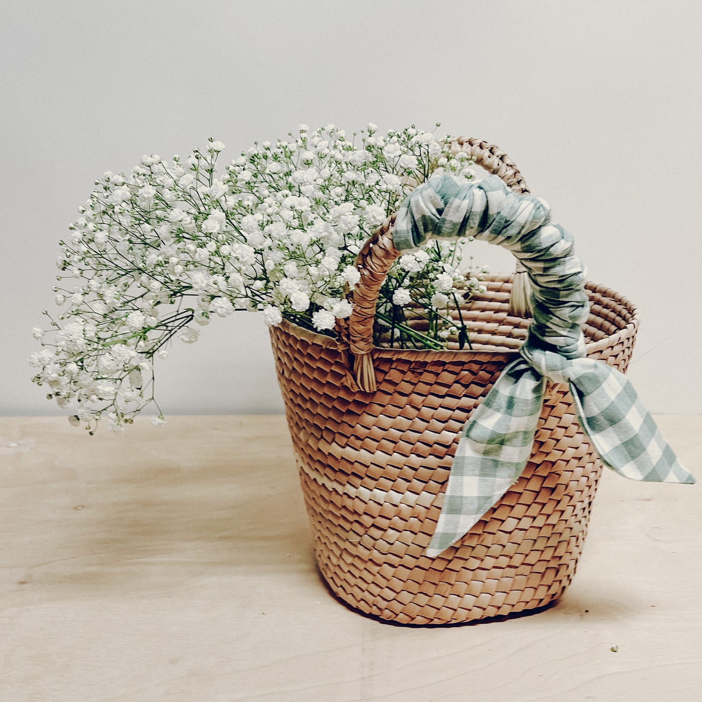 Mini Somerset Straw Basket Bag