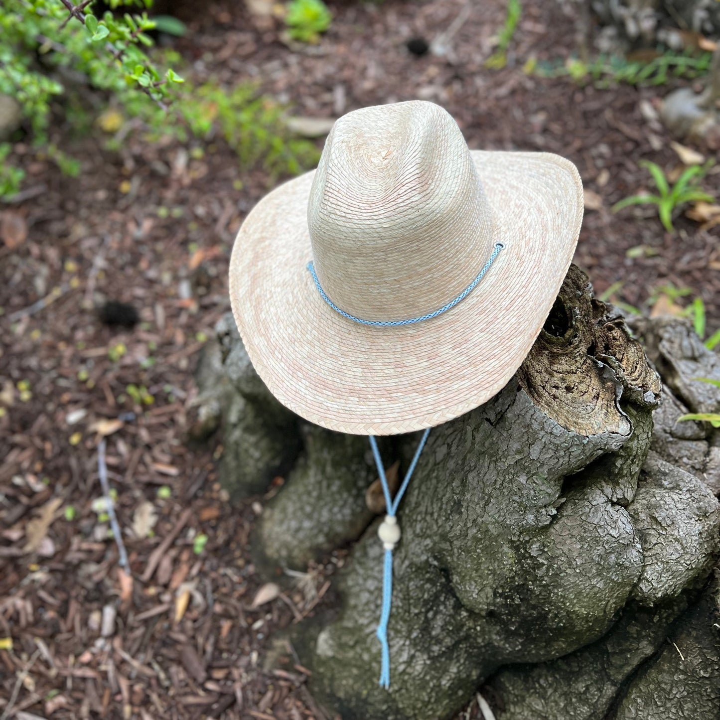 Straw Cowboy Hat With Chin Cord