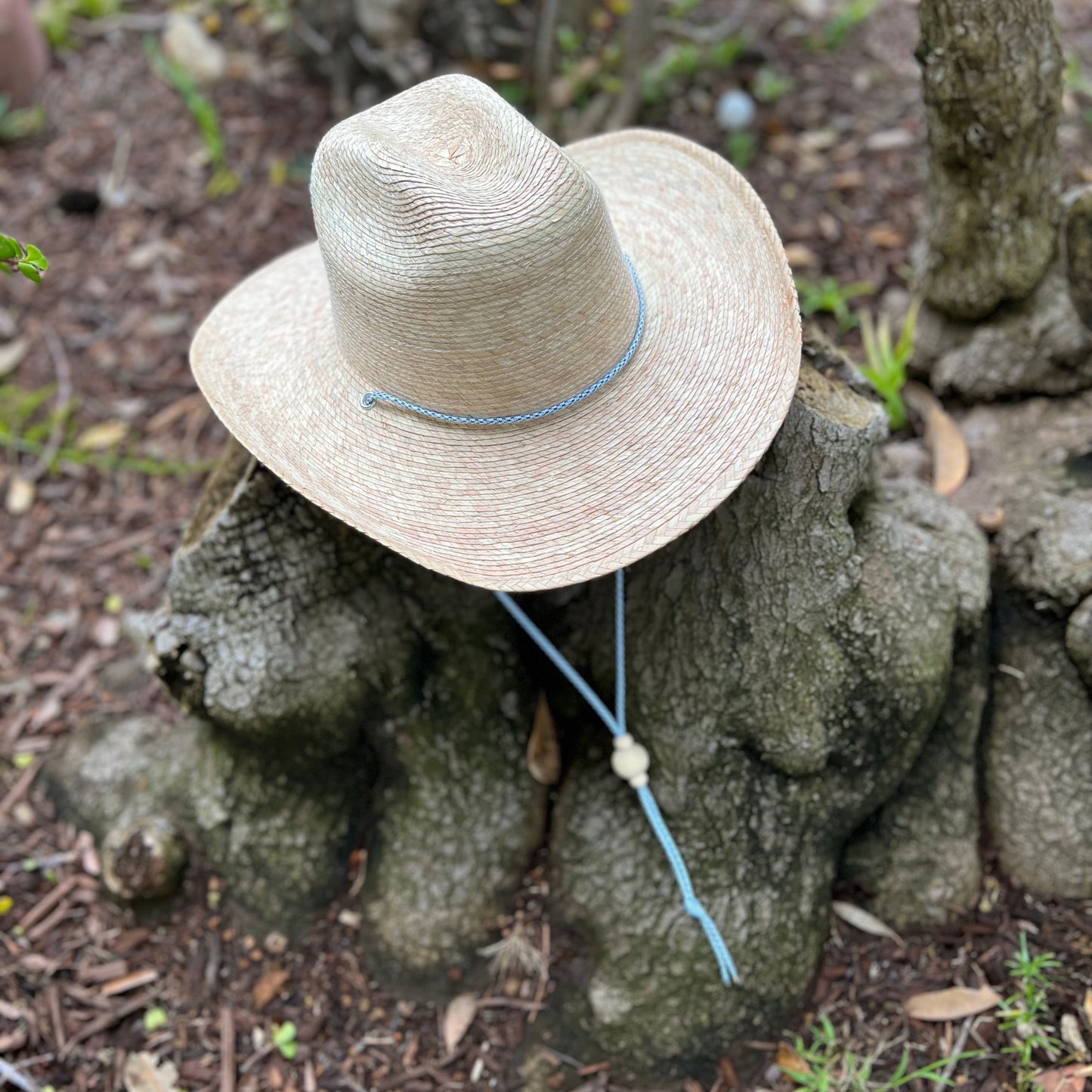 Straw Cowboy Hat With Chin Cord