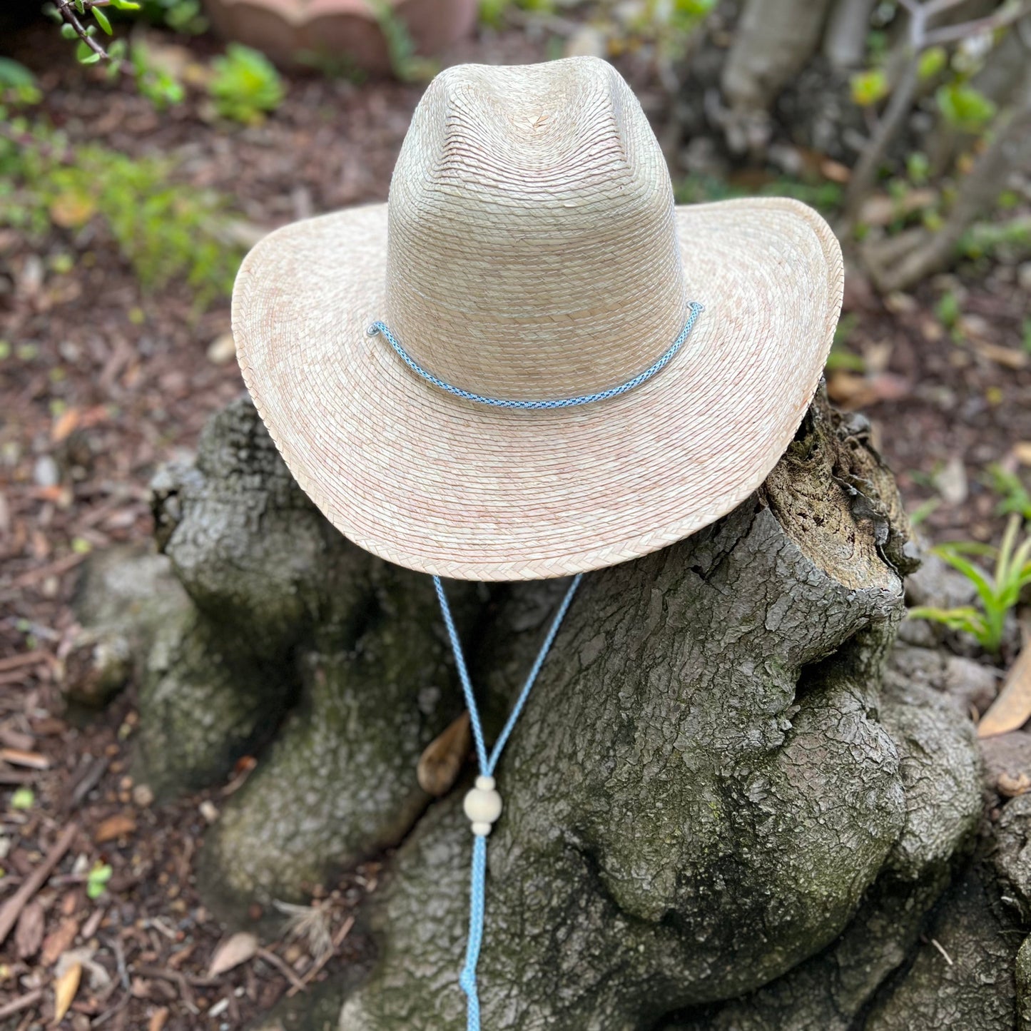 Straw Cowboy Hat With Chin Cord