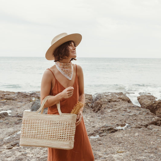 Mercado Straw Market Basket