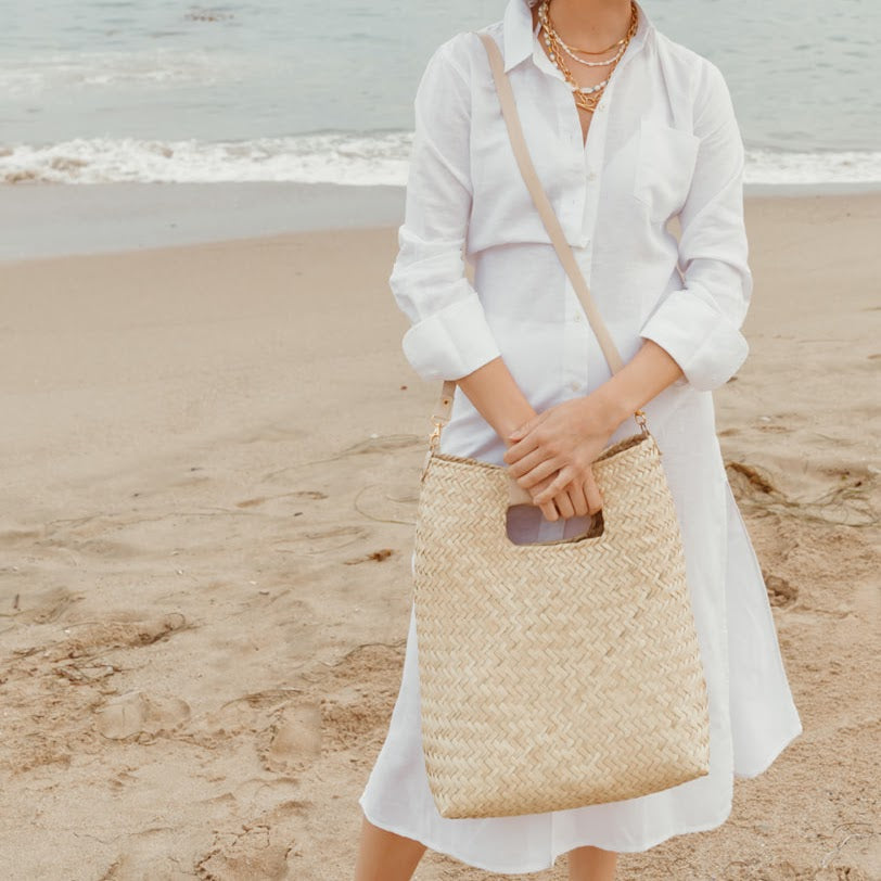 Oversized Woven Straw Bags