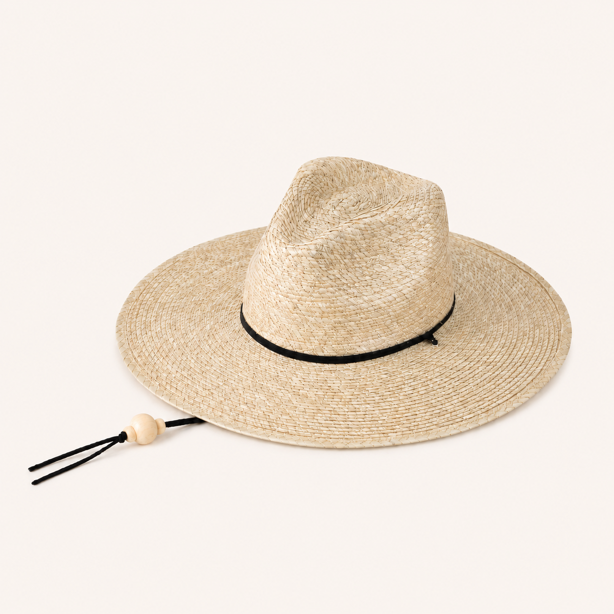 La Playa Fedora | Palm Straw Sun Hat with Chin Cord | LEAH