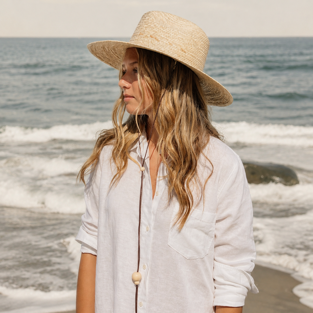 San Cristobal Fedora | Handwoven Palm Straw Hat