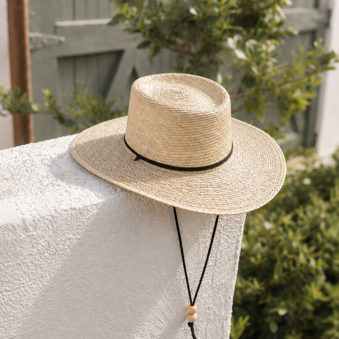 Telescope Sun Hat | Handwoven Palm Straw Sun Hat