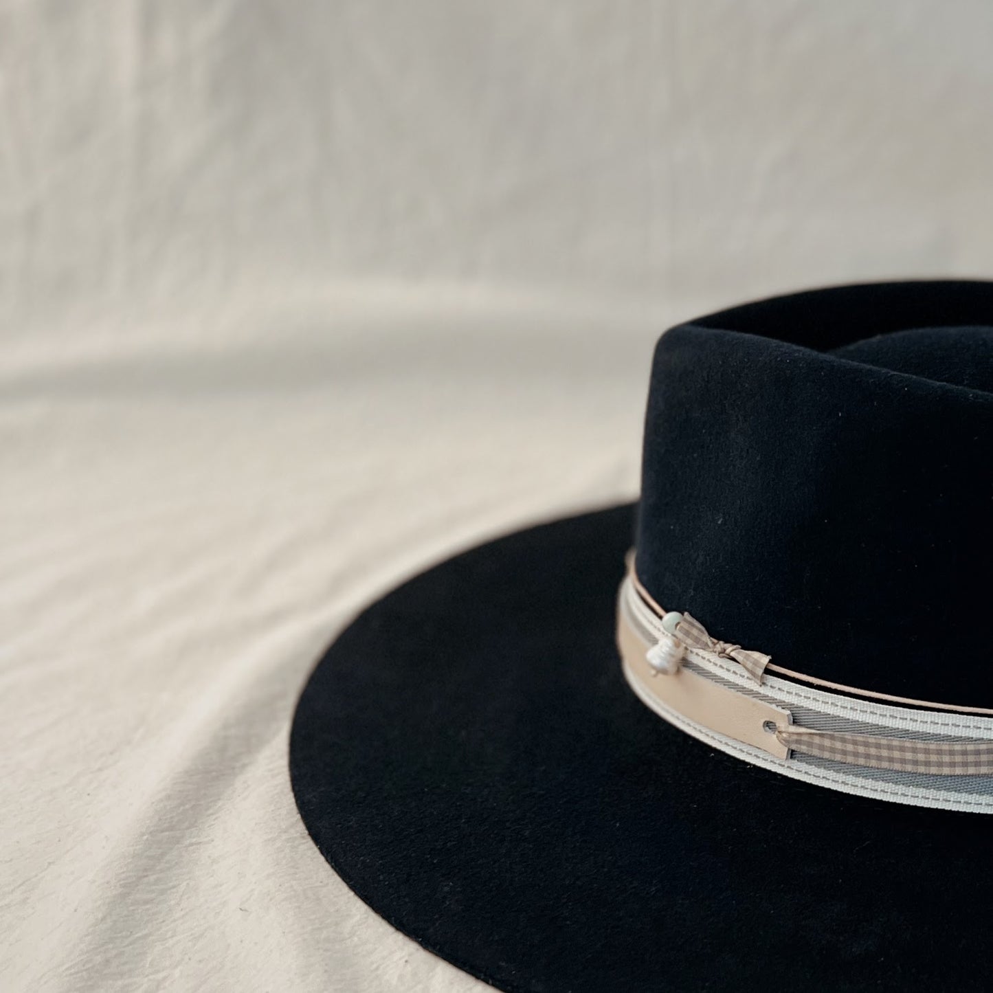 Pearl  Charm Hat Band