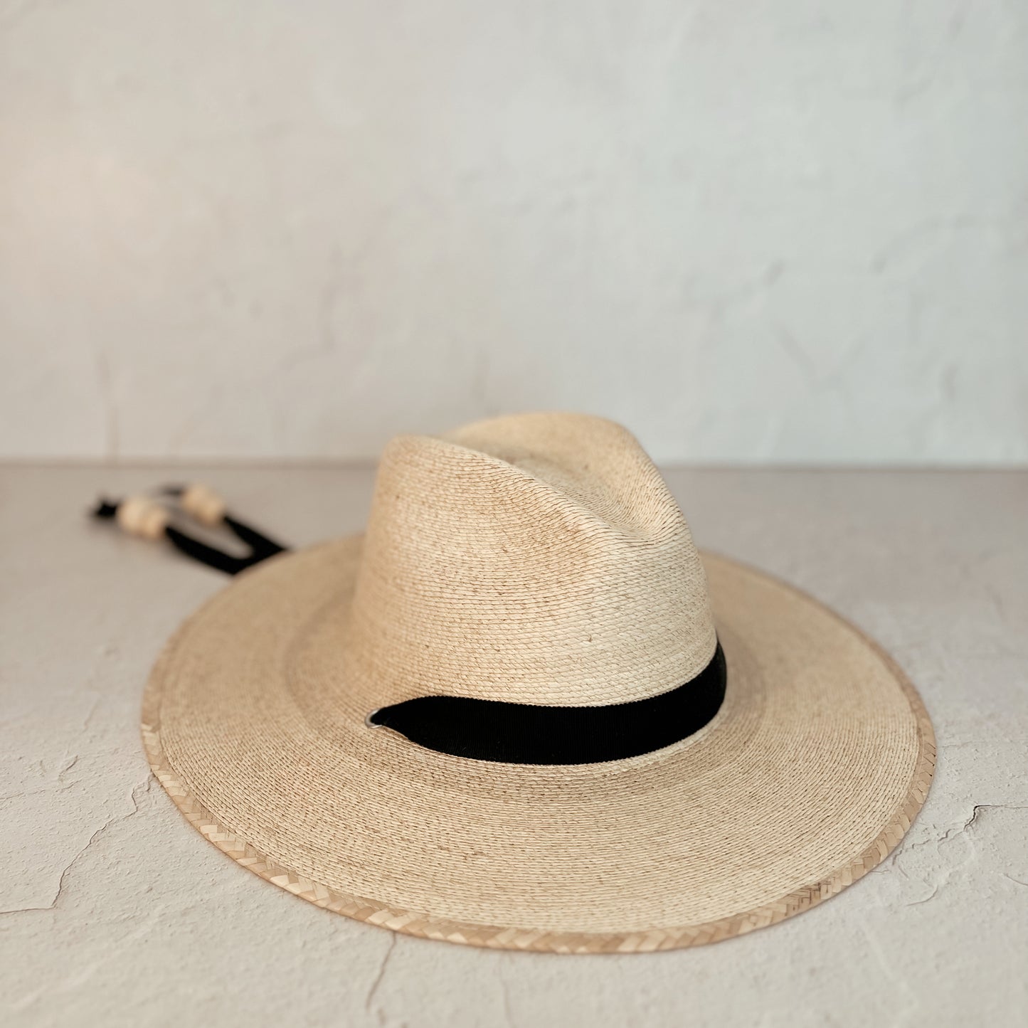 Straw Fedora with Ribbon Tie