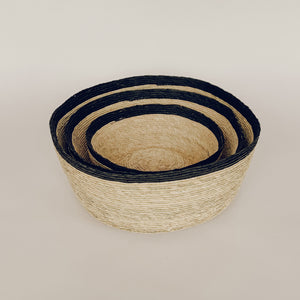 Torrey round hand-woven basket - available in three sizes