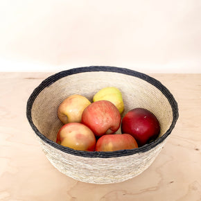 Sustainably made woven fruit baskets by Leah