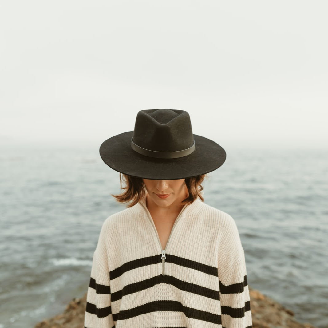 The Smith a black rancher hat women's | Leah