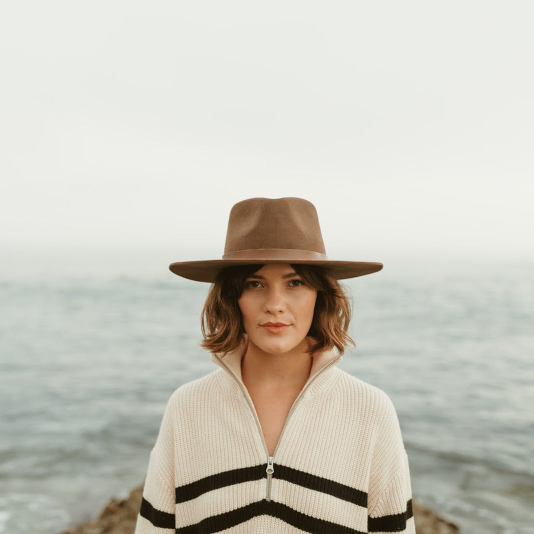 The Smith wool rancher hat in brown | Leah