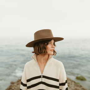 Smith Rancher wool hat in brown | Leah