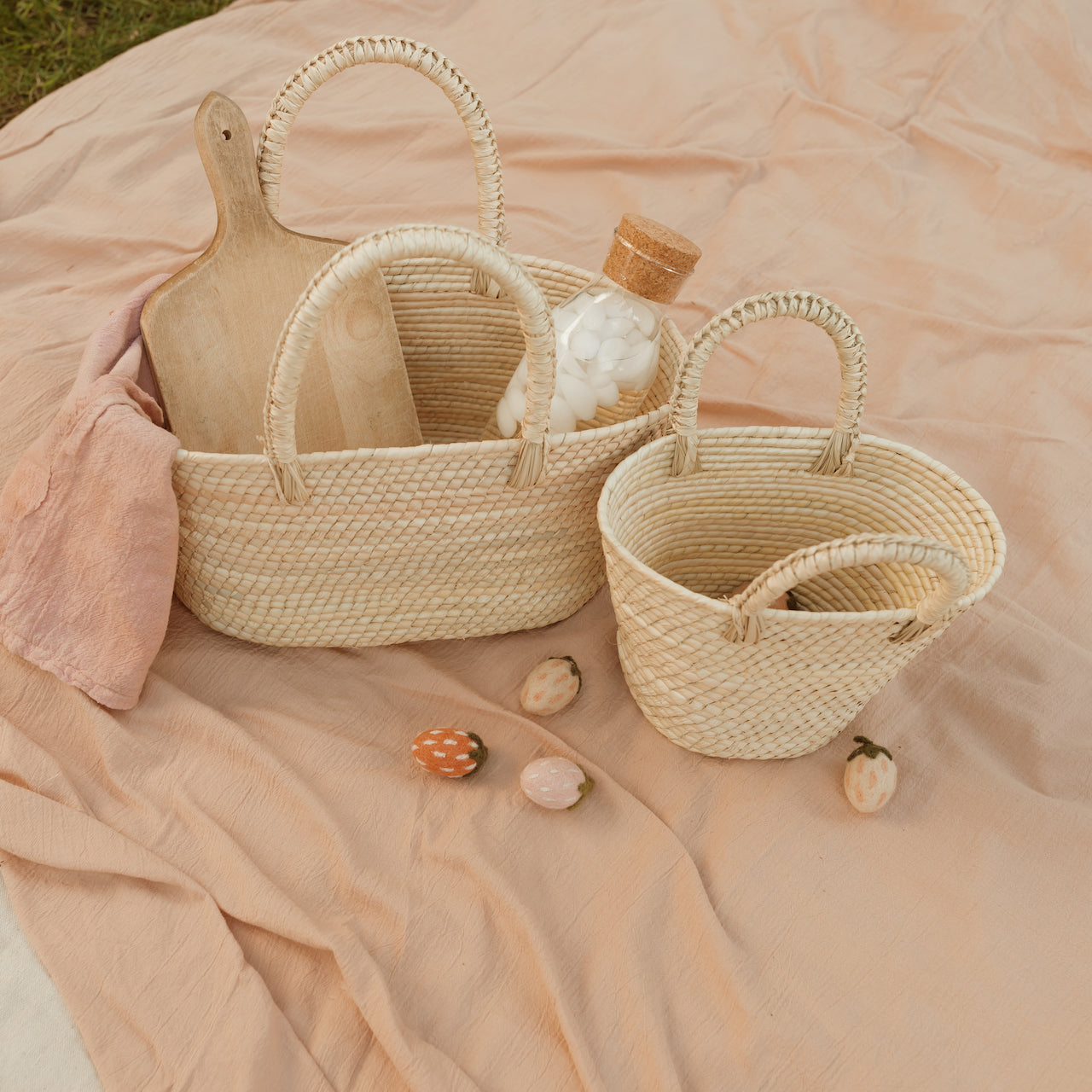 Mini Sunset Basket | Leah | handcrafted fashion accessories made